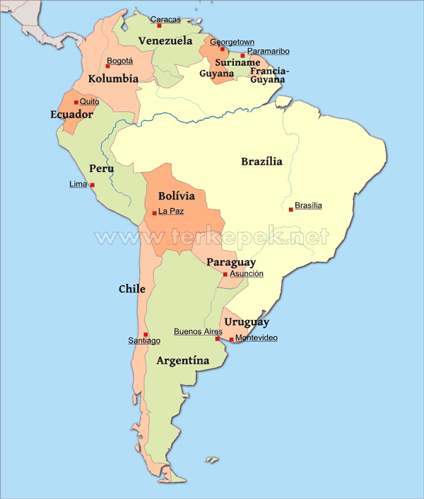 Dél-Amerika országai